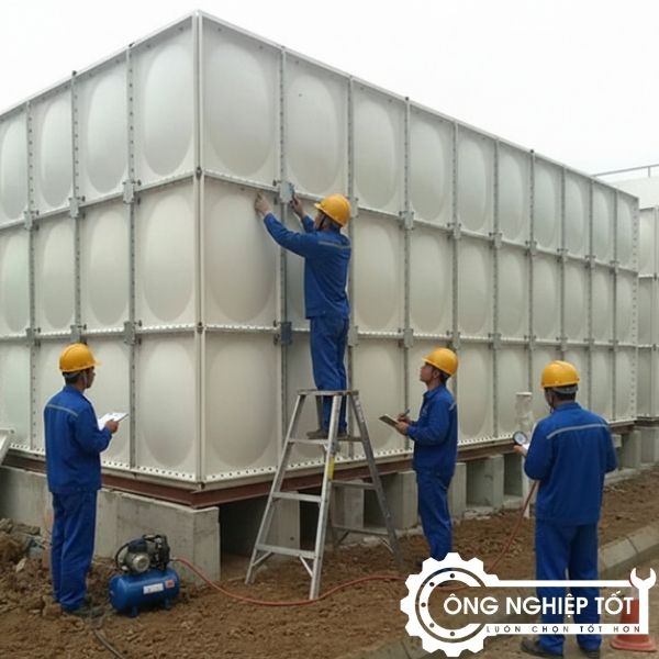 Kiểm định bồn SMC 50m³ – Công Nghiệp Tốt